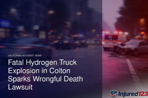 Fatal Hydrogen Truck Explosion in Colton Sparks Wrongful Death Lawsuit