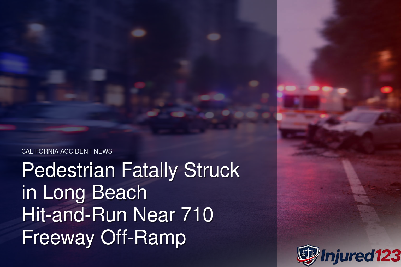 Pedestrian Fatally Struck in Long Beach Hit-and-Run Near 710 Freeway Off-Ramp