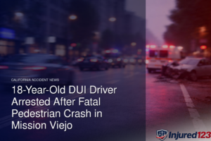 18-Year-Old DUI Driver Arrested After Fatal Pedestrian Crash in Mission Viejo