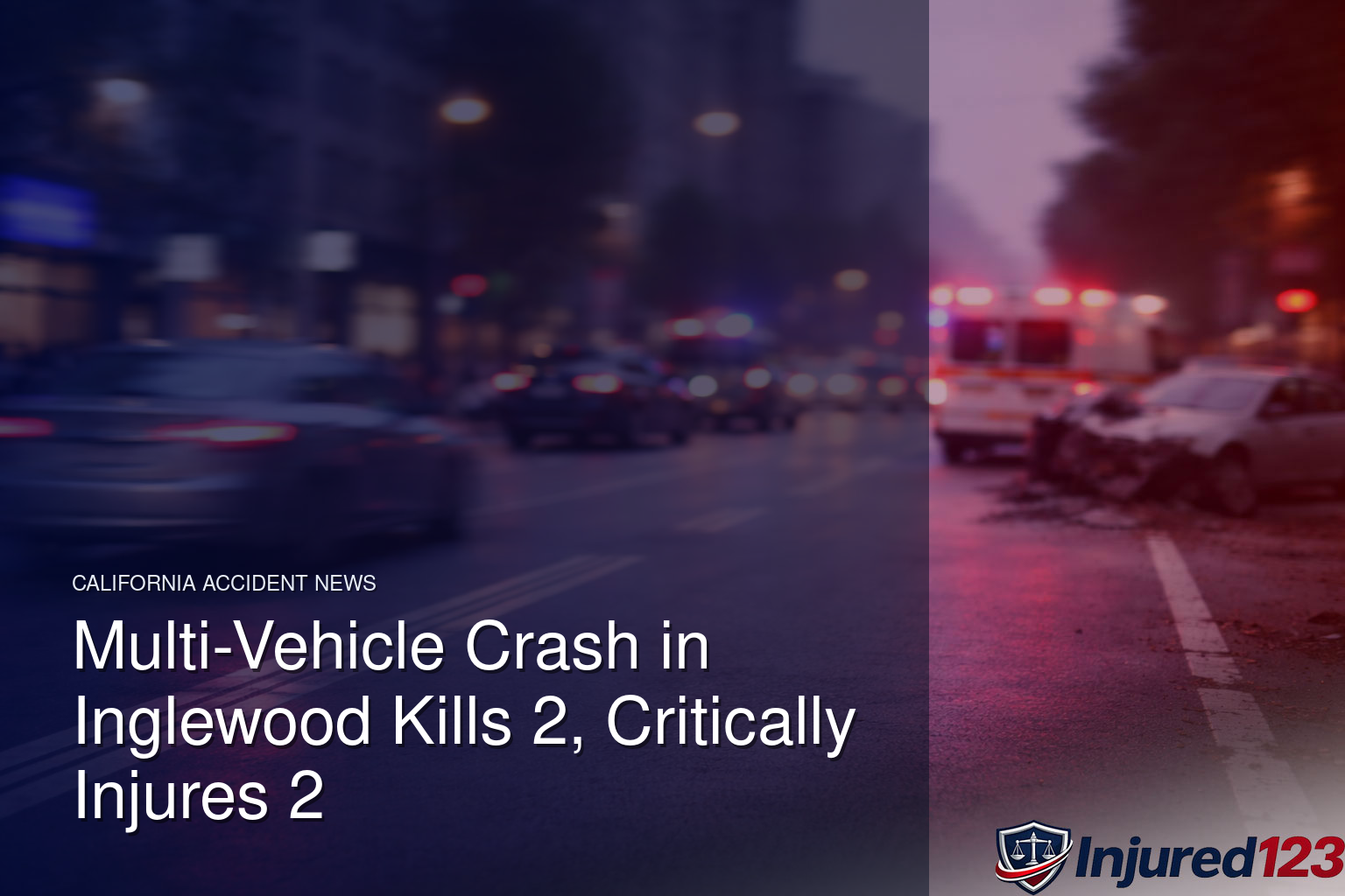 Multi-Vehicle Crash in Inglewood Kills 2, Critically Injures 2