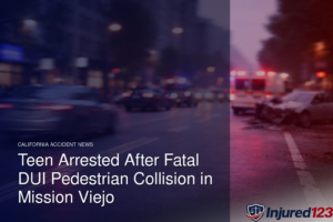 Teen Arrested After Fatal DUI Pedestrian Collision in Mission Viejo