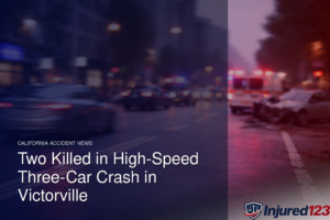 Two Killed in High-Speed Three-Car Crash in Victorville