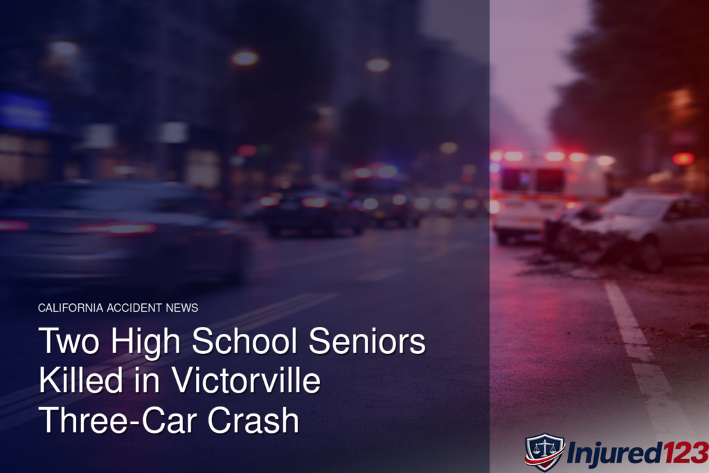 Two High School Seniors Killed in Victorville Three-Car Crash