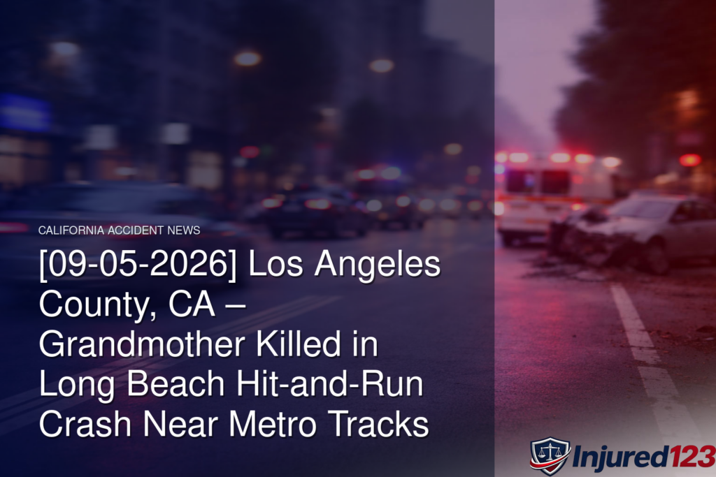[09-05-2026] Los Angeles County, CA – Grandmother Killed in Long Beach Hit-and-Run Crash Near Metro Tracks