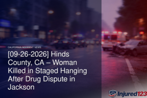 [09-26-2026] Hinds County, CA – Woman Killed in Staged Hanging After Drug Dispute in Jackson