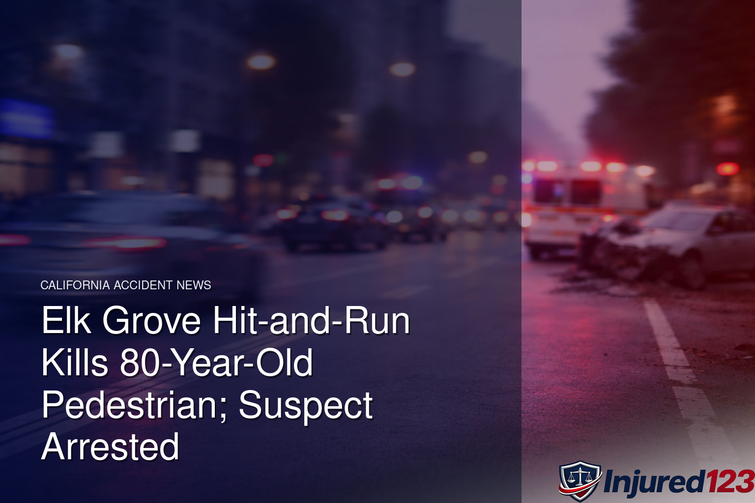 Elk Grove Hit-and-Run Kills 80-Year-Old Pedestrian; Suspect Arrested