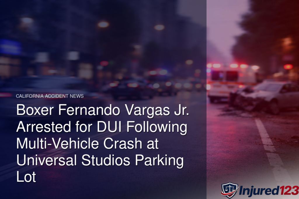 Boxer Fernando Vargas Jr. Arrested for DUI Following Multi-Vehicle Crash at Universal Studios Parking Lot