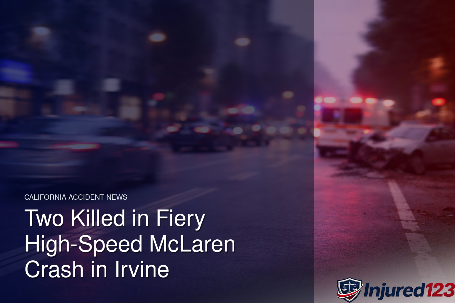 Two Killed in Fiery High-Speed McLaren Crash in Irvine
