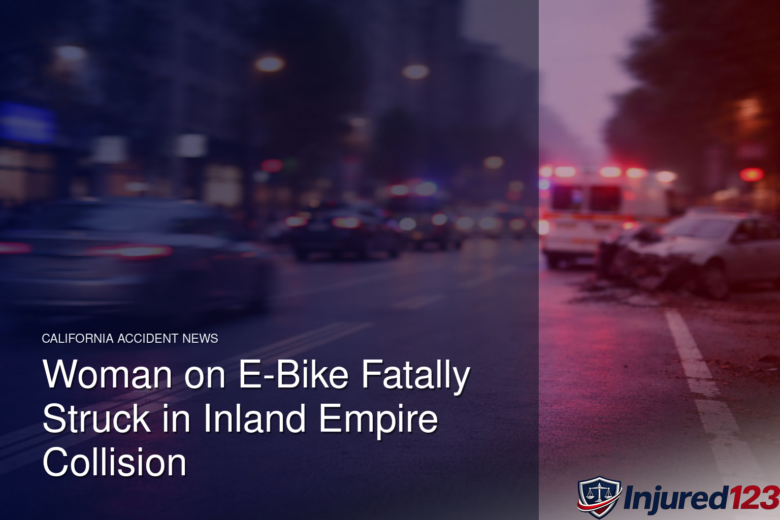 Woman on E-Bike Fatally Struck in Inland Empire Collision