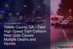 Toledo County, CA – Fatal High-Speed Train Collision Near Urda Causes Multiple Deaths and Injuries 1 Toledo County, CA – Fatal High-Speed Train Collision Near Urda Causes Multiple Deaths and Injuries